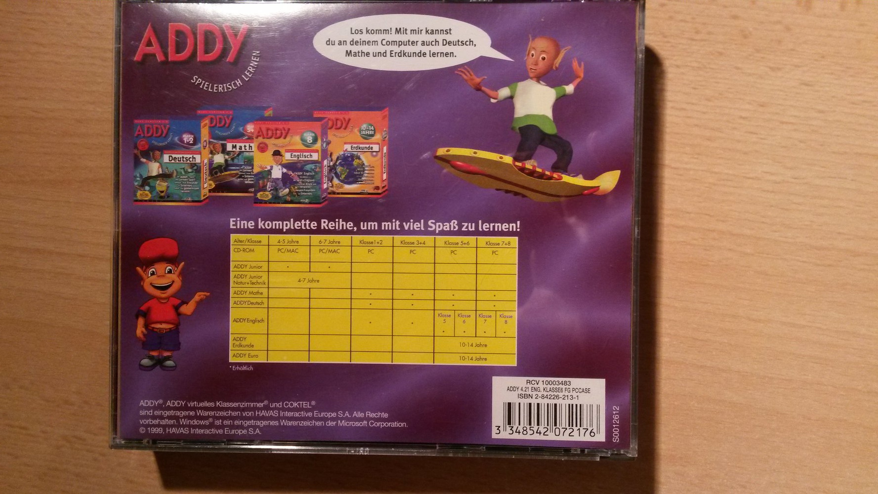Addy Englisch für die 6.Klasse mit 4 CD-Roms