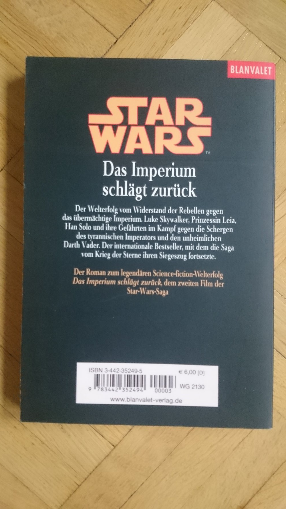 Star Wars Das Imperium schlägt zurück ISBN 3442352495