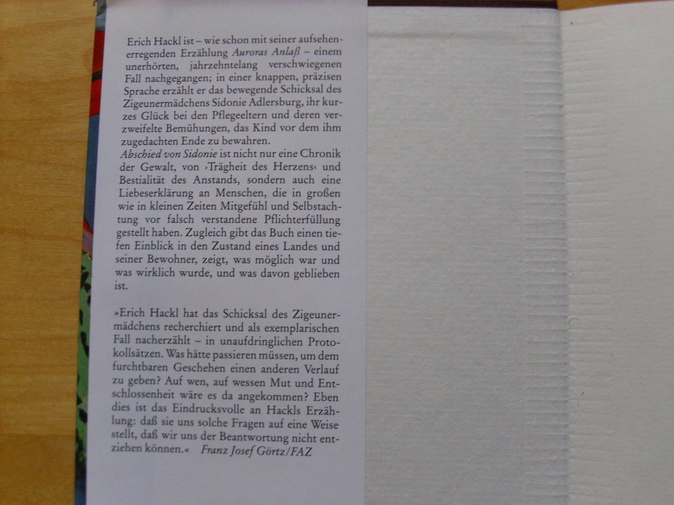 Abschied von Sidonie