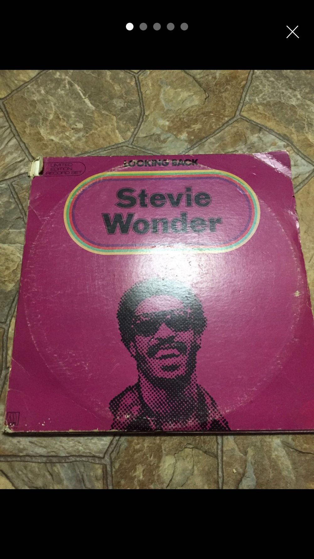 Stevie Wonder Schallplatte 