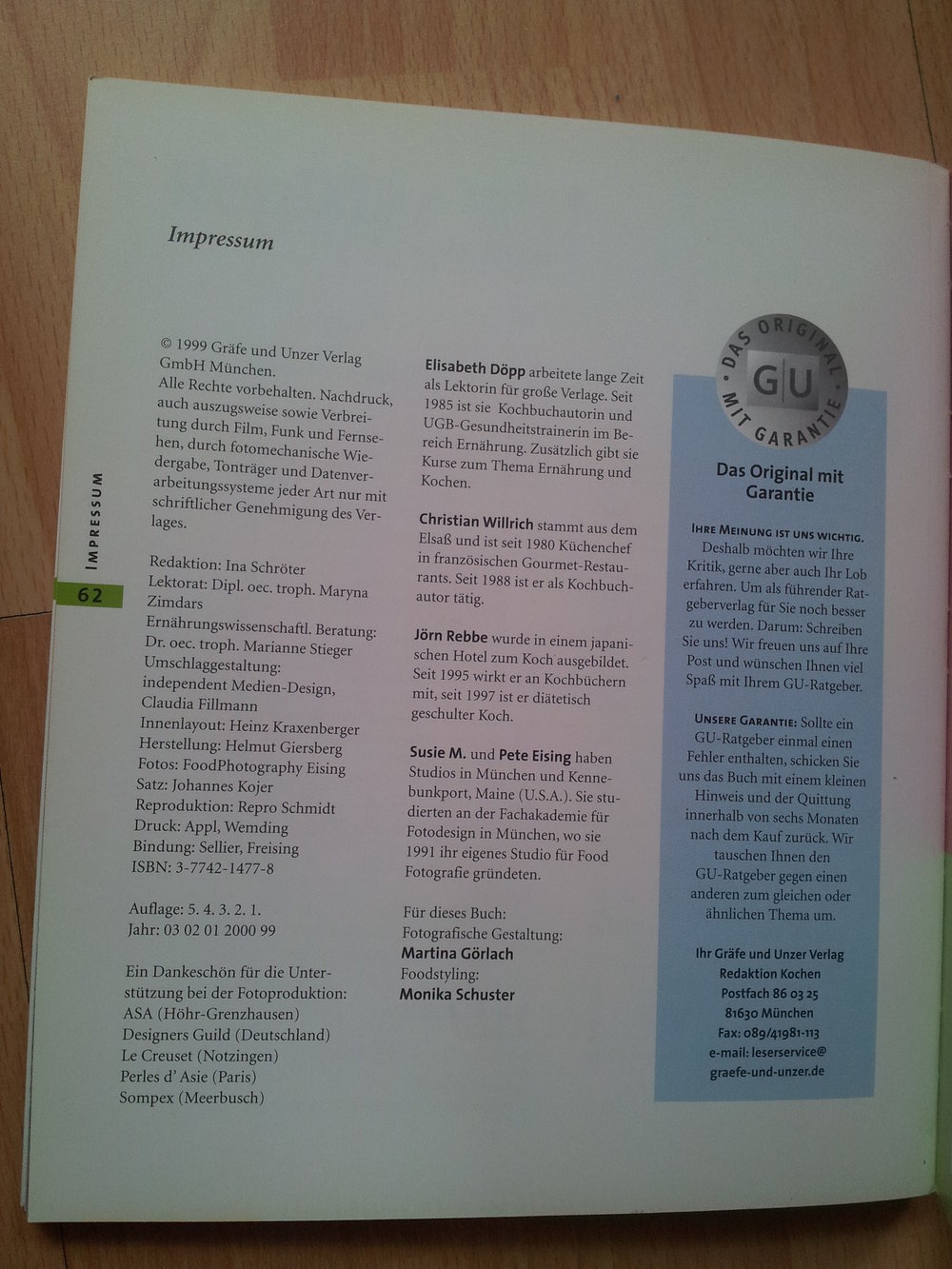  Kochbuch - Die neue ESS*-Klasse