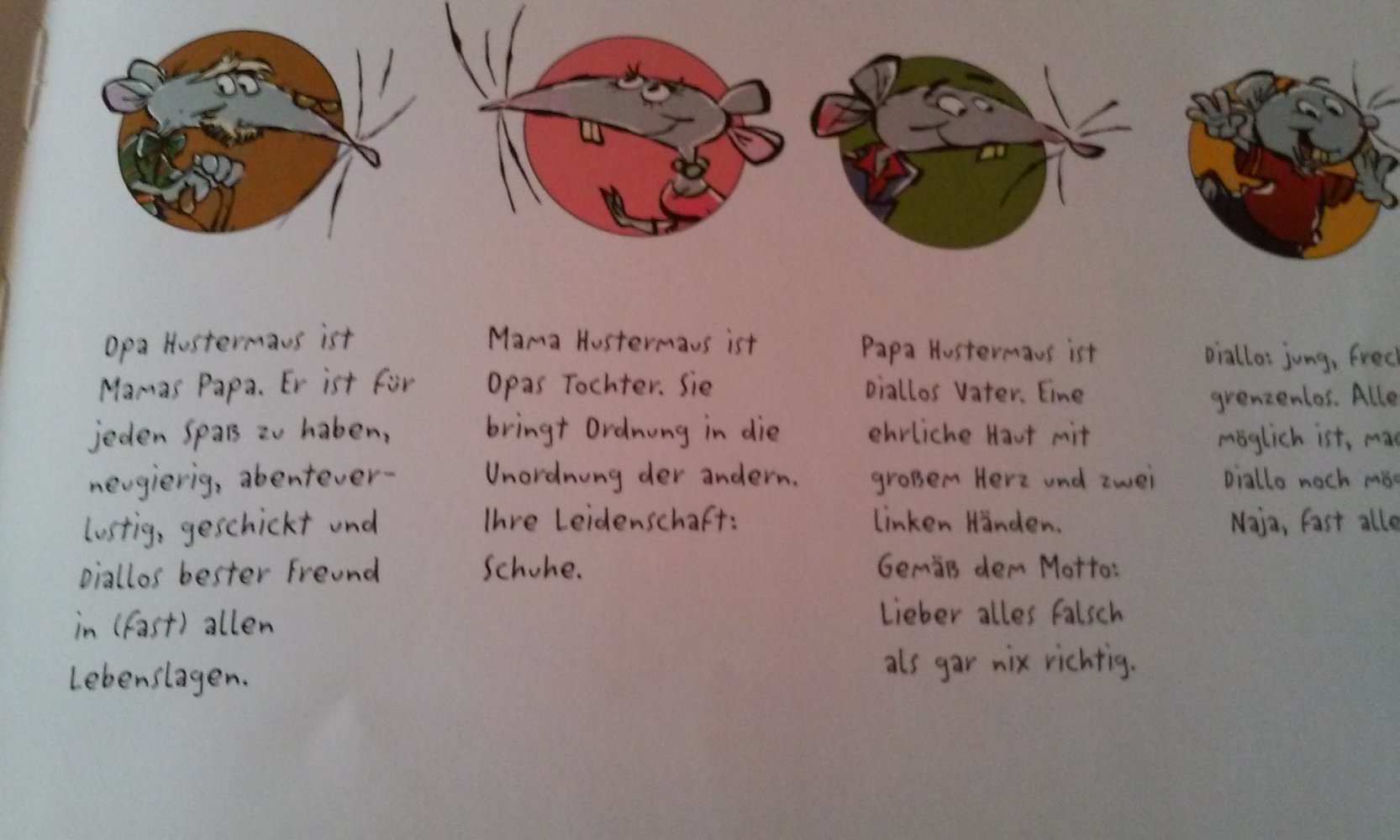 Familie Hustermaus - Band 1(von 4): Ein Mann ein Wort   Kinderbuch Volker Risch  Sammlerstück und Rarität
