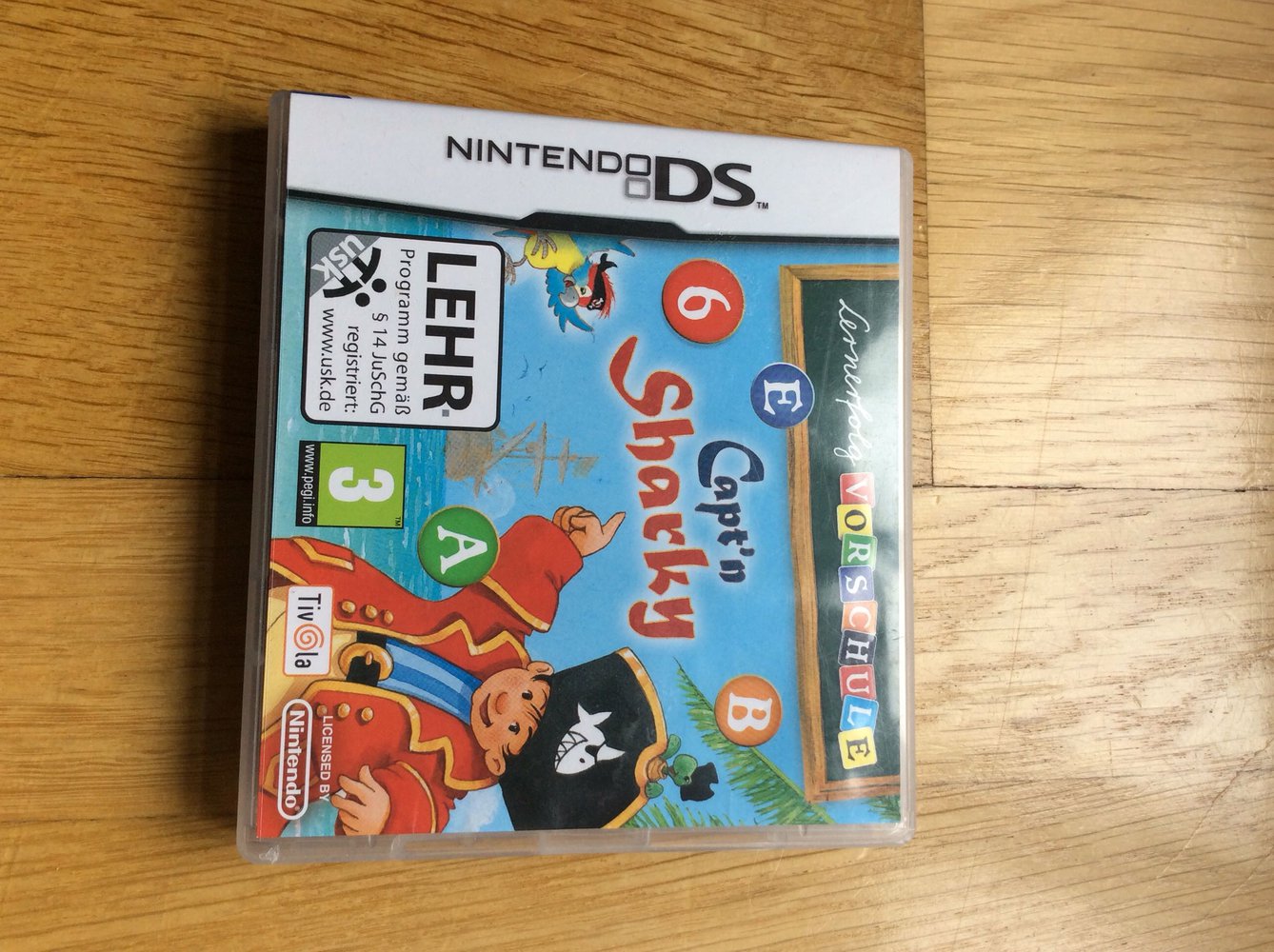 Nintendo DS spiel Capt\'n Sharky Lernerfolg Vorschule mit Beschreibung 