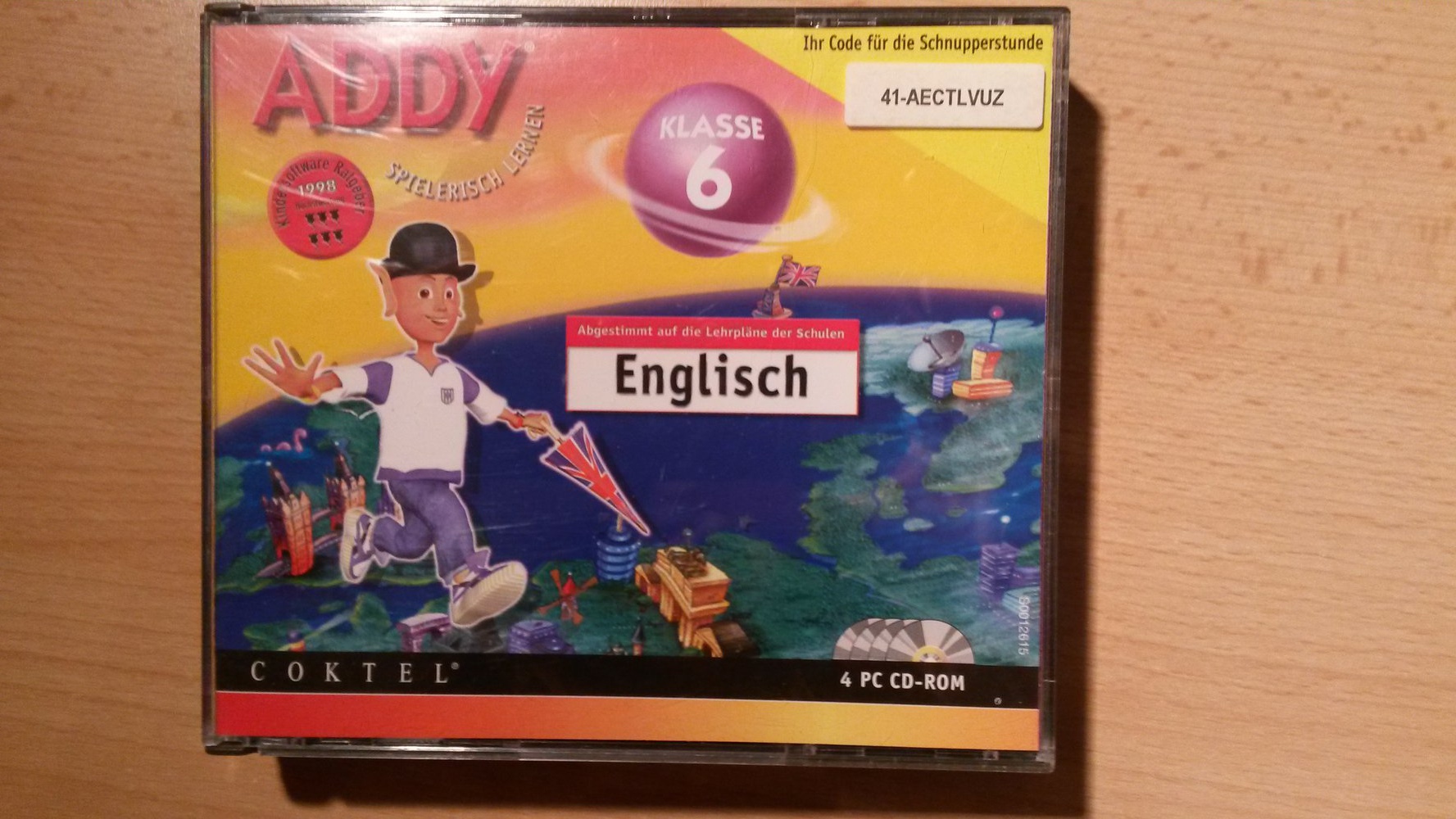 Addy Englisch für die 6.Klasse mit 4 CD-Roms