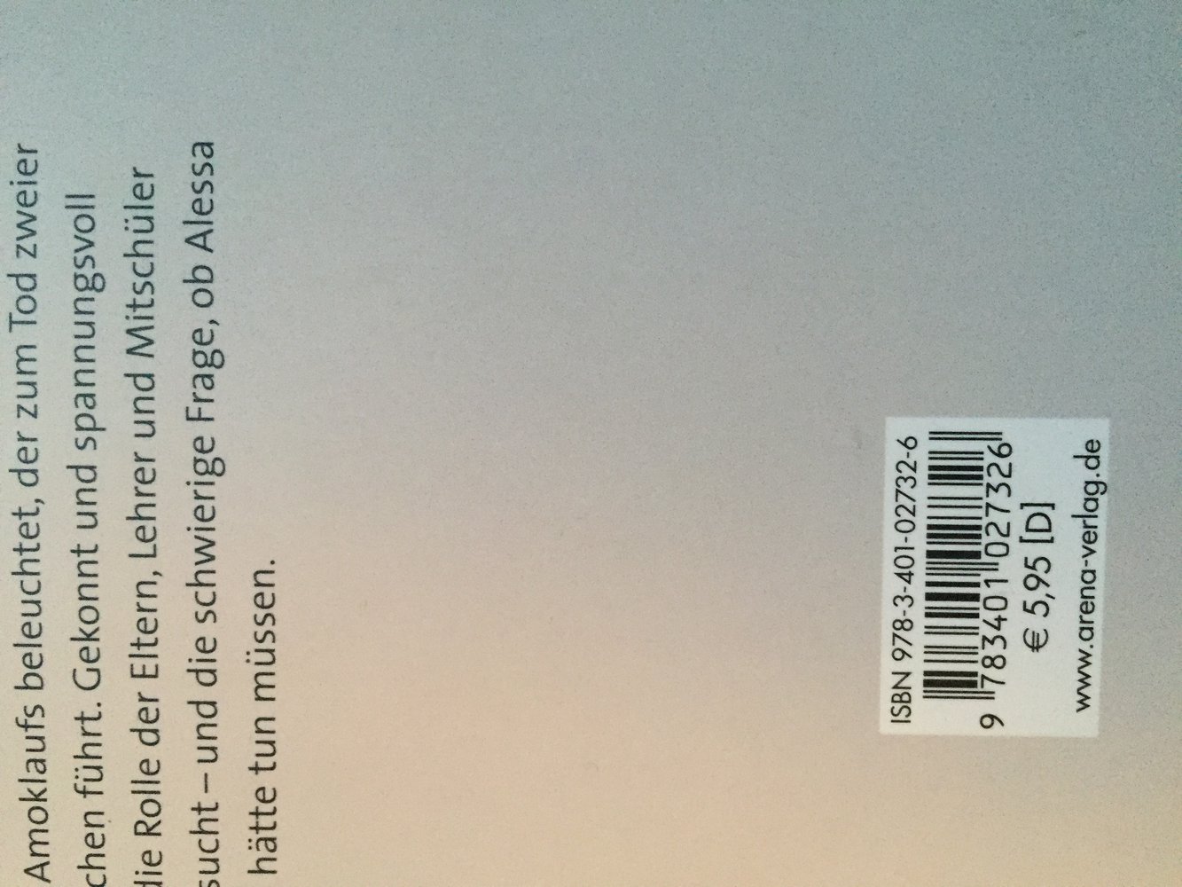 Alessas Schuld - Die Geschichte eines Amoklaufs