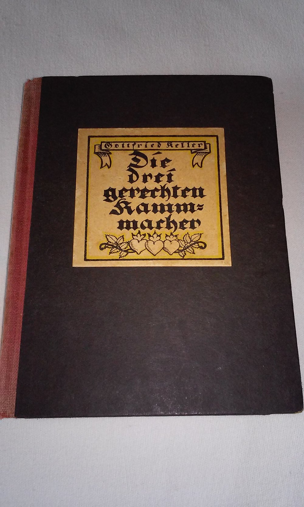 Die drei gerechten Kammmacher Gottfried Keller  antik 1922 Sammlerstück