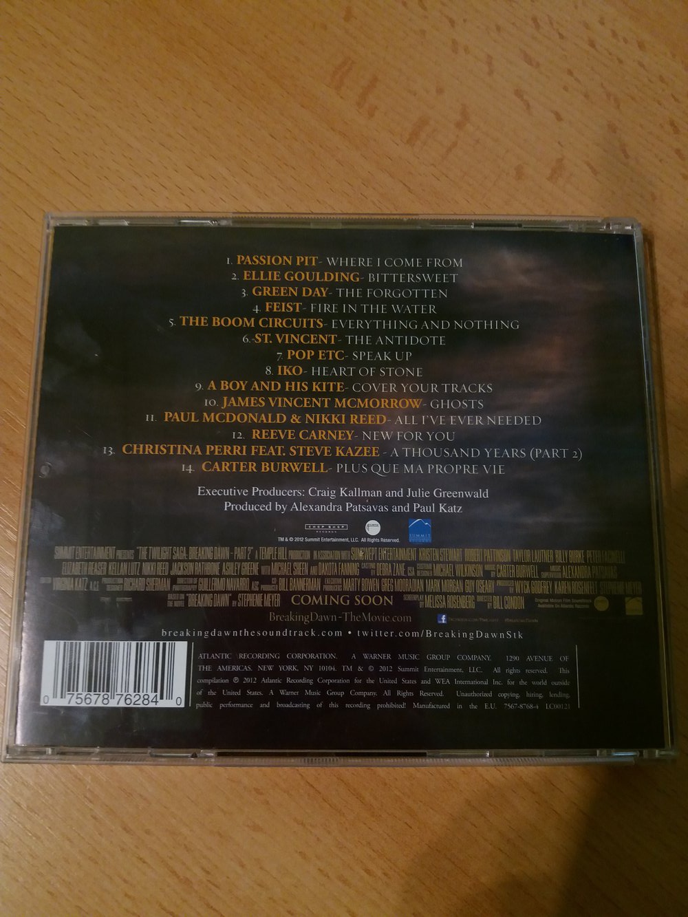 Twilight - Breaking Dawn Part 2 ~ Soundtrack