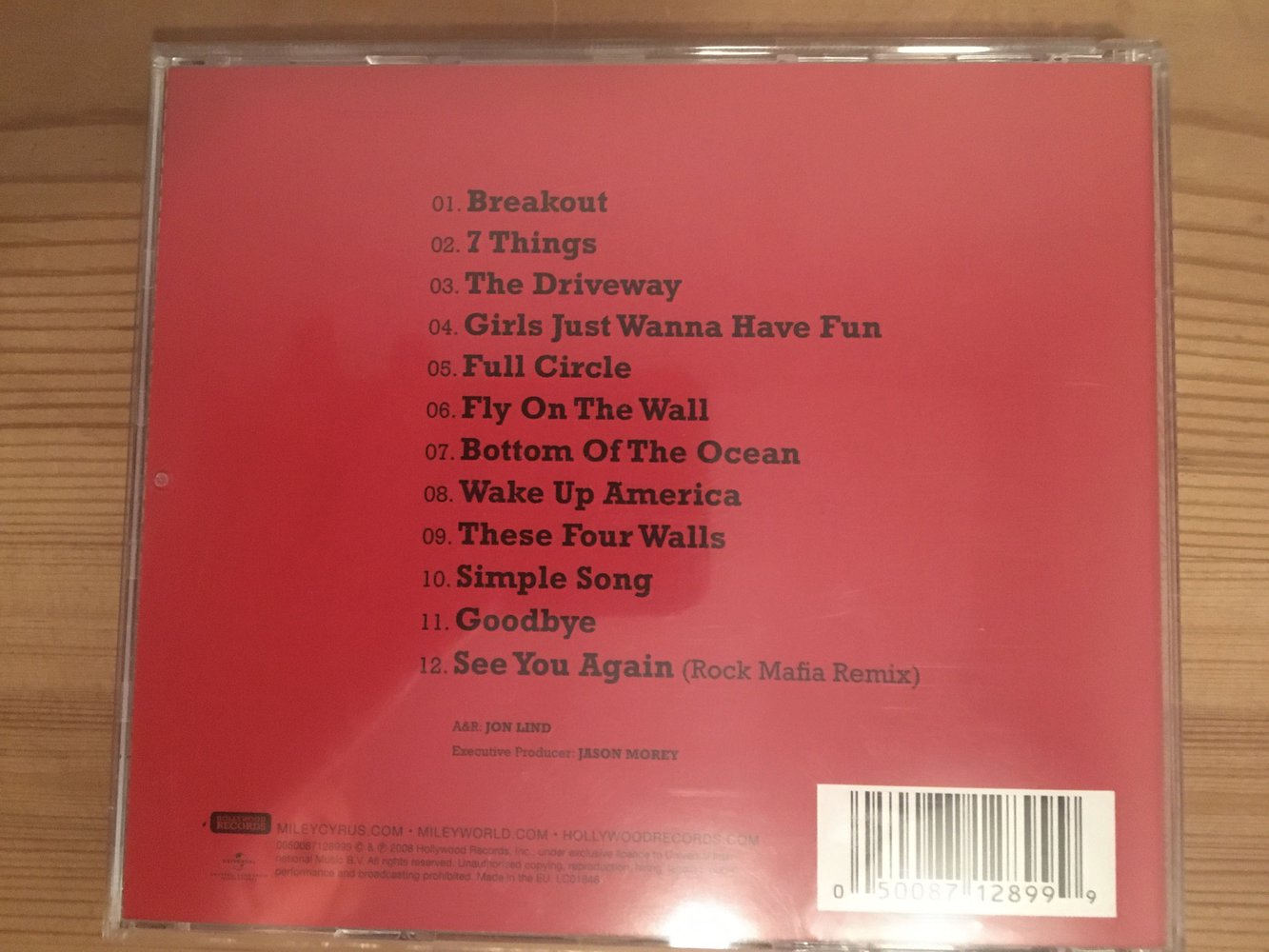 Miley Cyrus Album Breakout 
