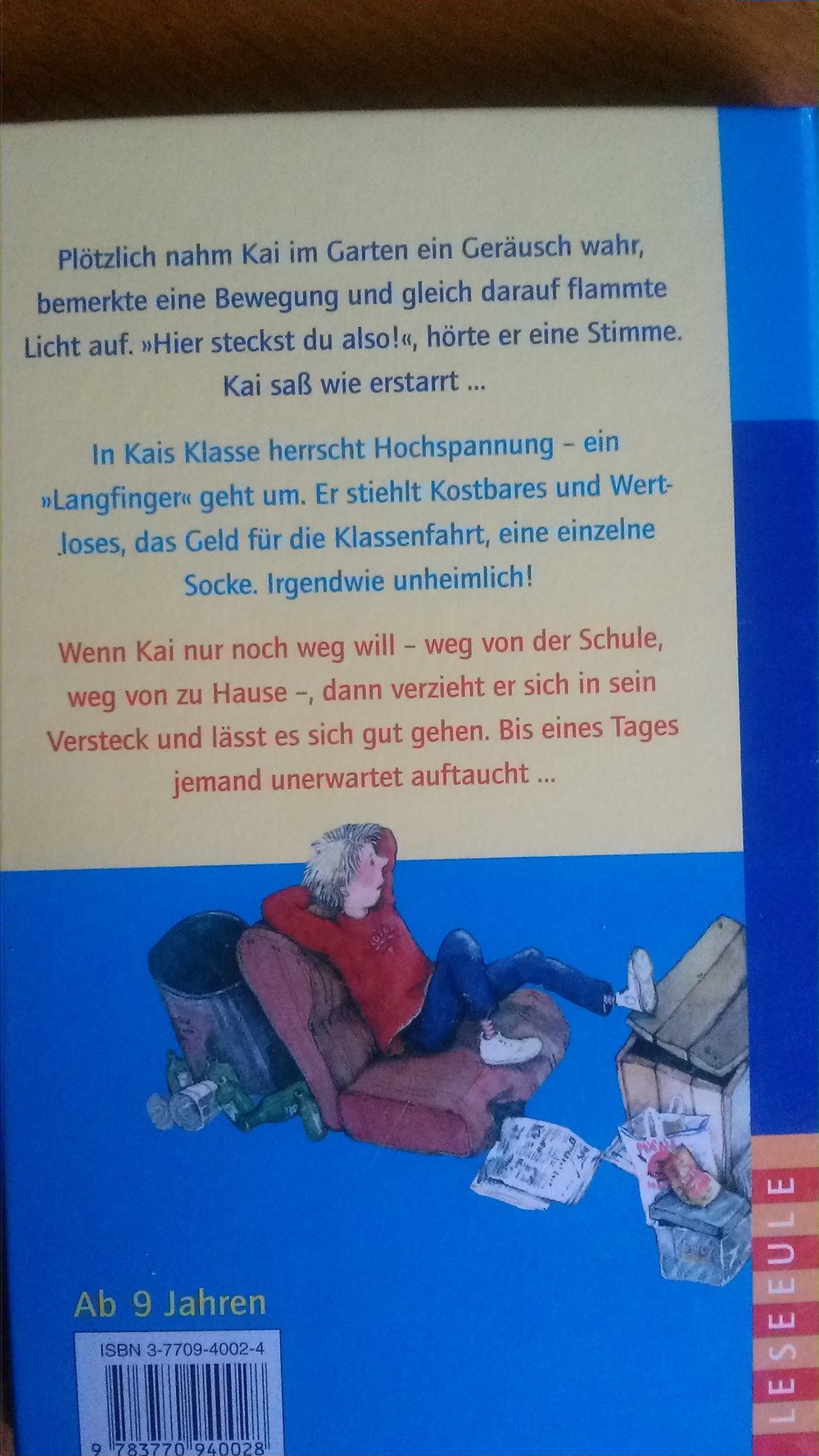 Buch Kais Geheimnis, Kinderbuch