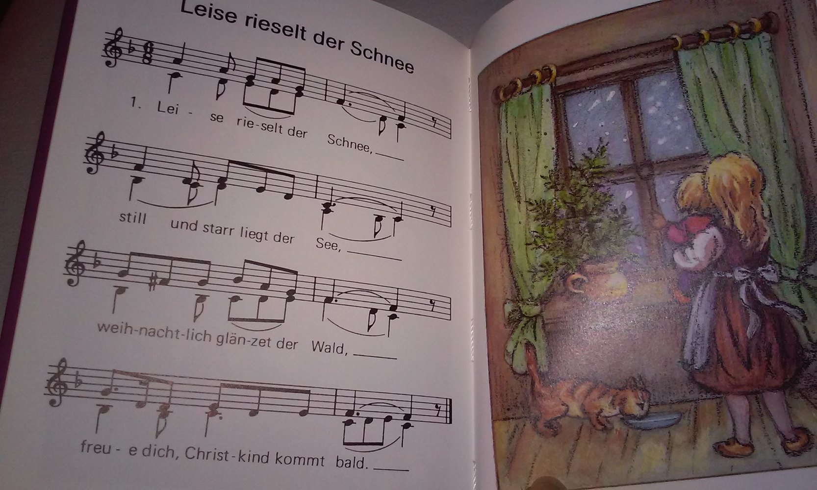 Alle Jahre wieder. Bilder von Lore Hummel Weihnachtsbuch/Gesangsbuch  -Rarität- Sammlerstück 