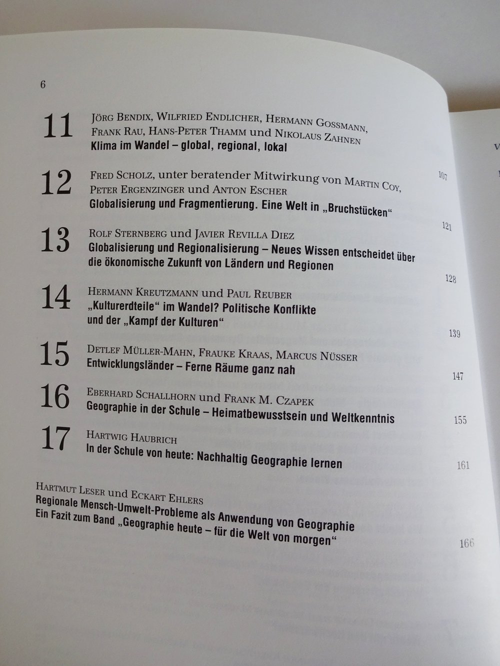 Geographie heute – für die Welt von Morgen