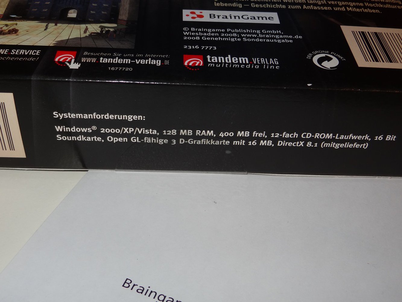 CD-ROM Computerspiel Historion Babylons Fluch,,und Geschichte wird zum Abenteuer