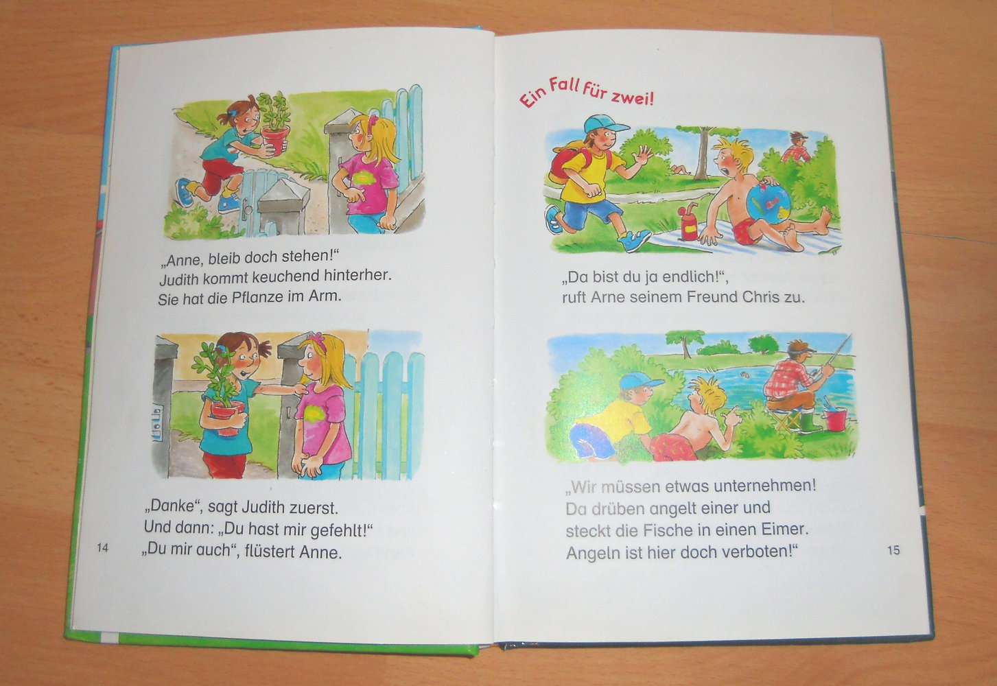 Lesetiger+ Lesespatz, Wendebuch, 