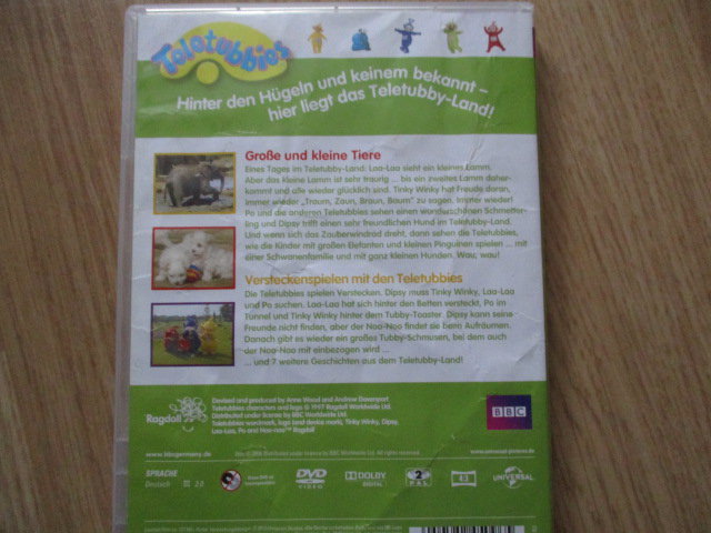 DVD Teletubbies - Große und kleine Tiere - Versteckspielen mit den Teletubbies