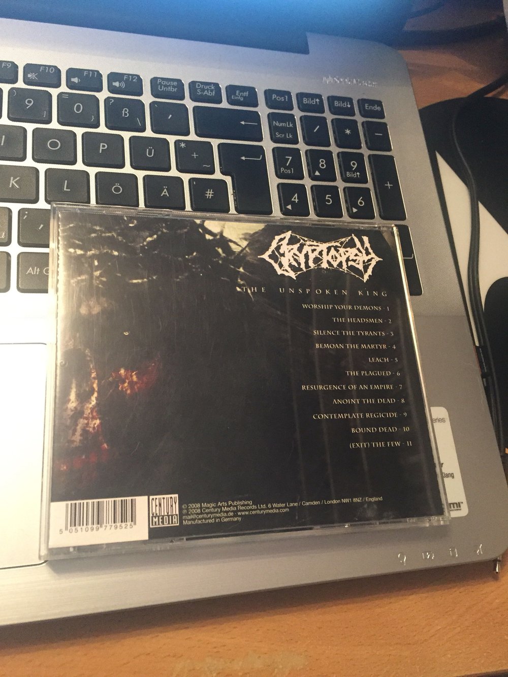 Cryptopsy - The Unspoken King - CD * Death Metal *