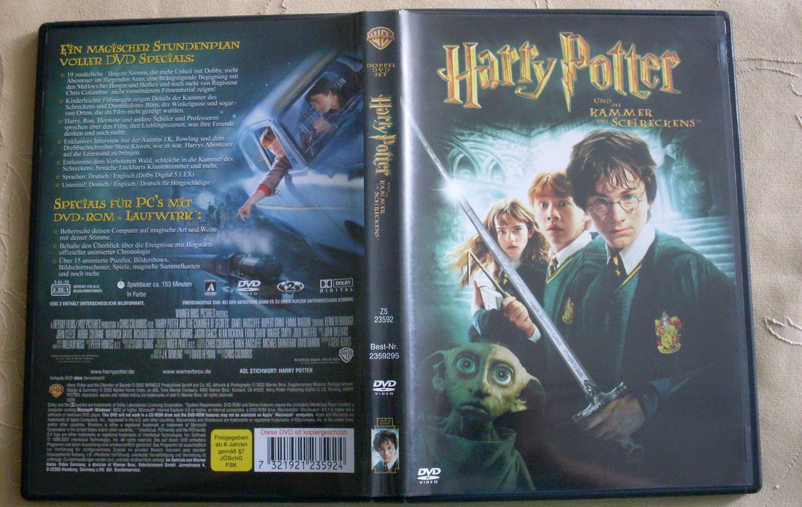 DVD Harry Potter 2. Teil - Kammer des Schreckens