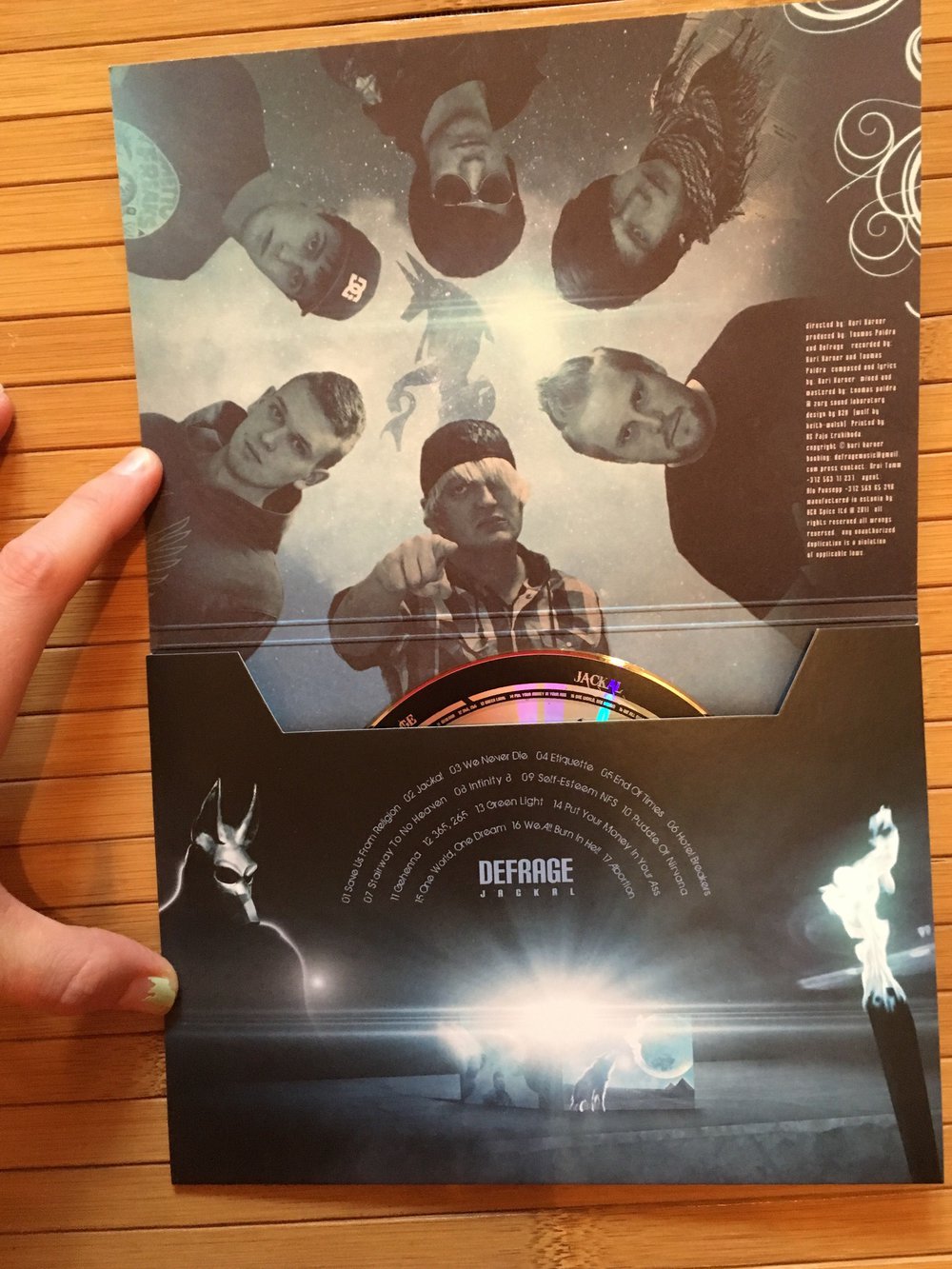 Alternativ Metal Defrage Album Jackal 17 tracks