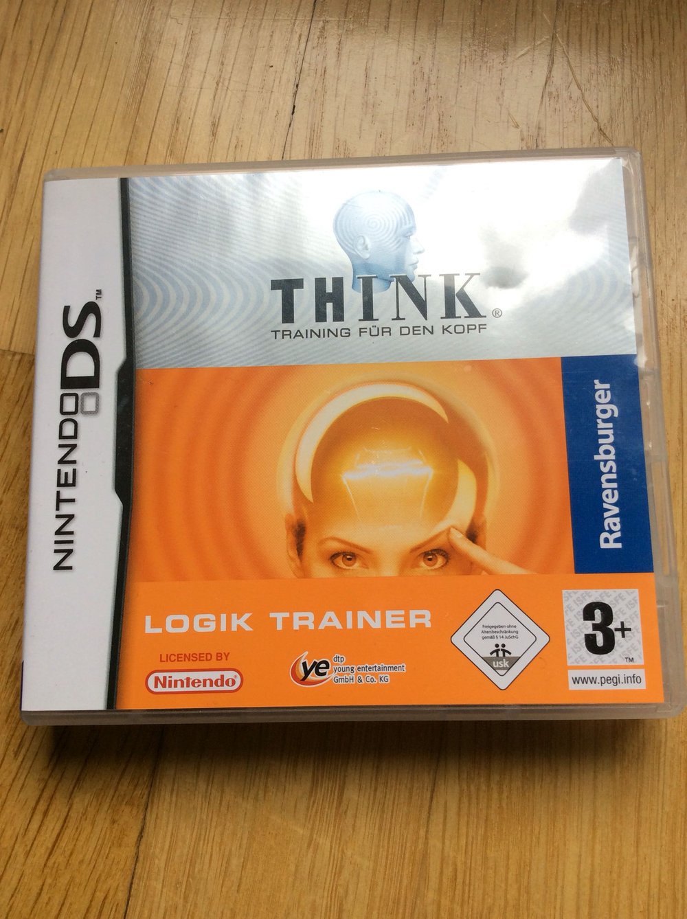 Nintendo DS spiel Think Training für den Kopf mit Beschreibung 