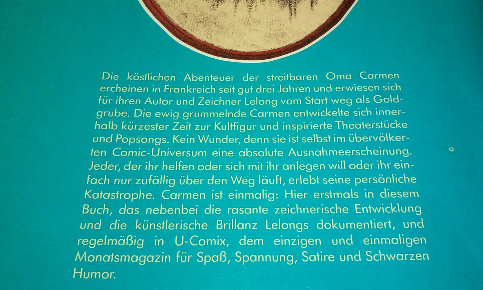 U-Comix - Carmen von Lelong (Abenteuer der streitbaren Oma Carmen) Deutsch  Sammlerstück Rarität