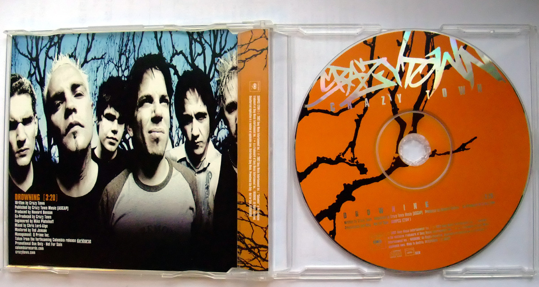 Crazy Town – Drowning (Maxi-CD Single) * seltenes Cover – Sammlerstück *