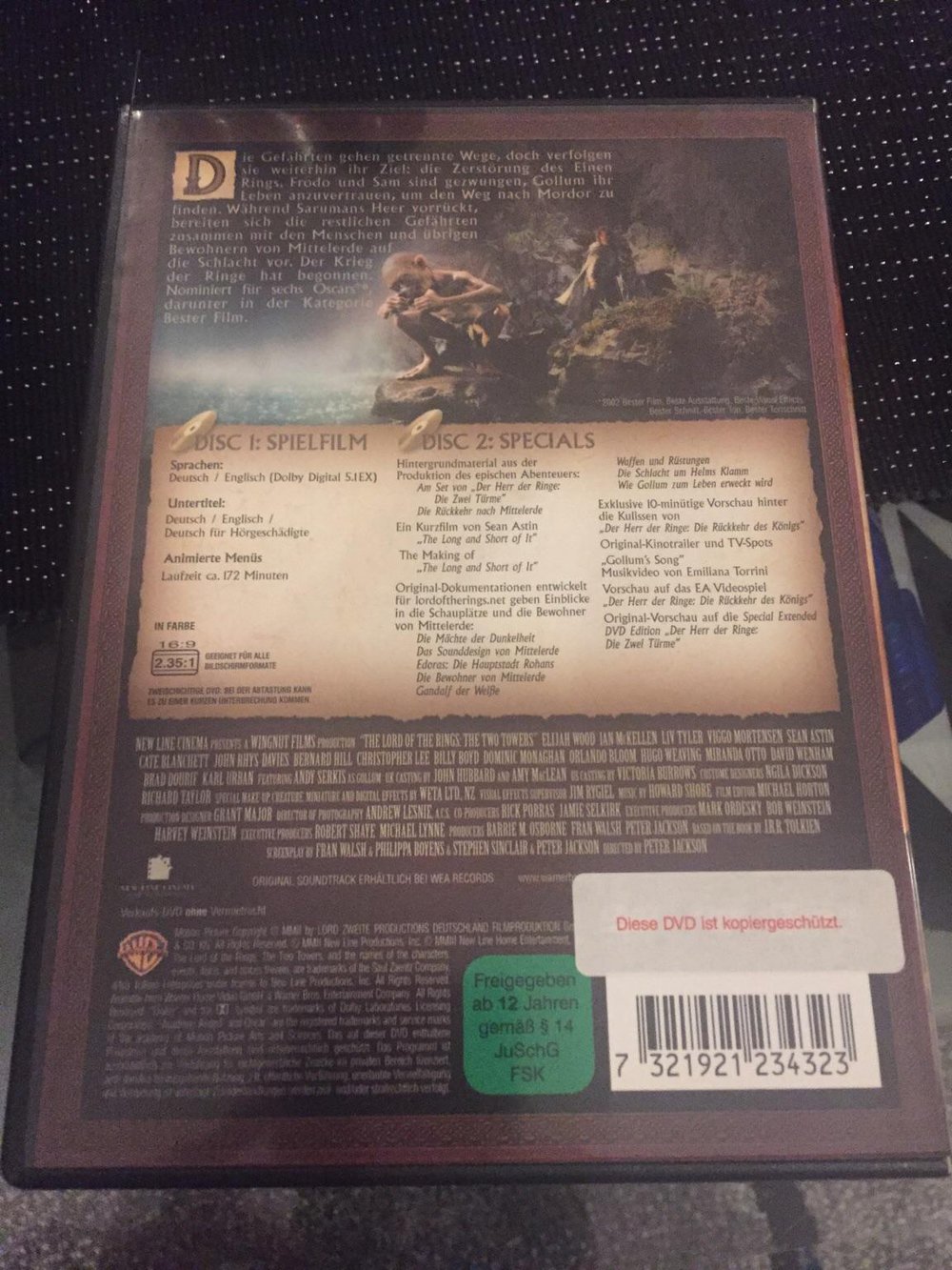 Der Herr der Ringe - Die zwei Türme 2 DVD