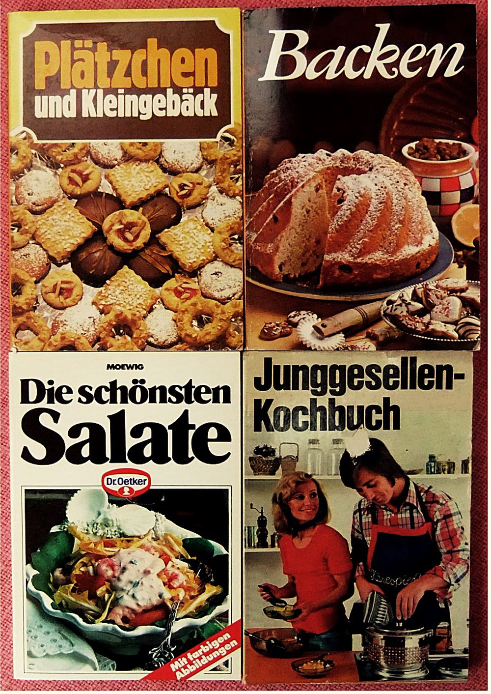 27 Koch- Backbücher mit über 6,6 Kilo - Ca. 4100 Seiten mit Kalte Küche - Gemüse - Wurst - Fisch - Italienische Küche - Nudeln