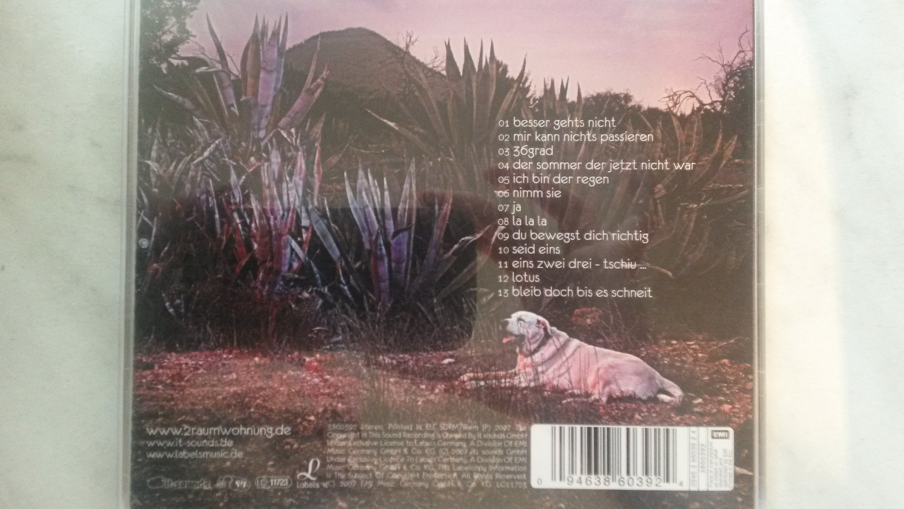 2raumwohnung 36 Grad (CD)