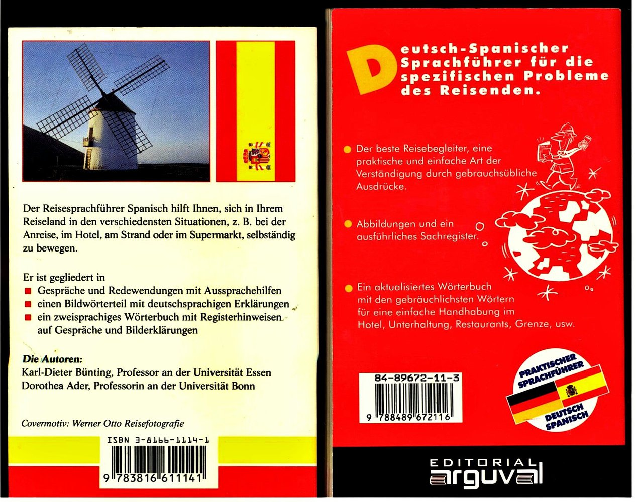 2 x Sprachführer Spanisch - Für die Reise - Redeanwendungen, Wörter, Gespräche