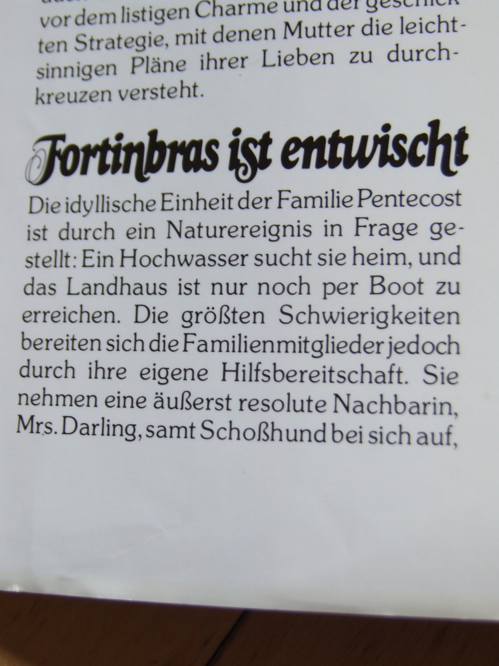 Als Mutter streikte / Fortinbras ist entwischt