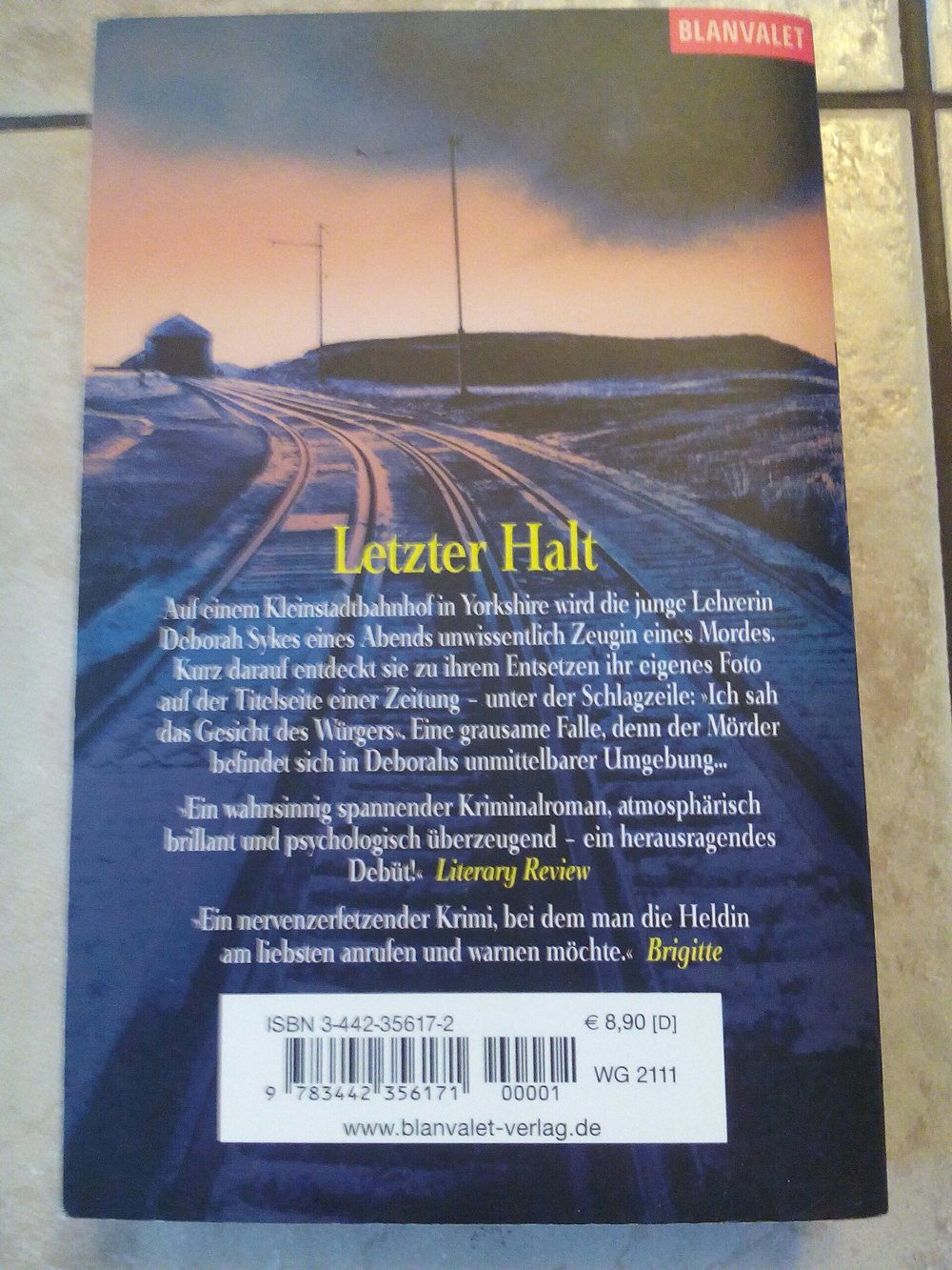 Kriminalroman von Danuta Reah 