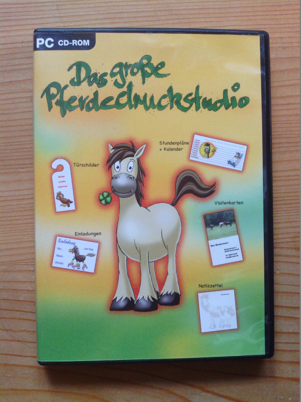 Pferdedruckstudio, Computer, Kreativ, basteln, Einladungen, Visitenkarte, Kalender