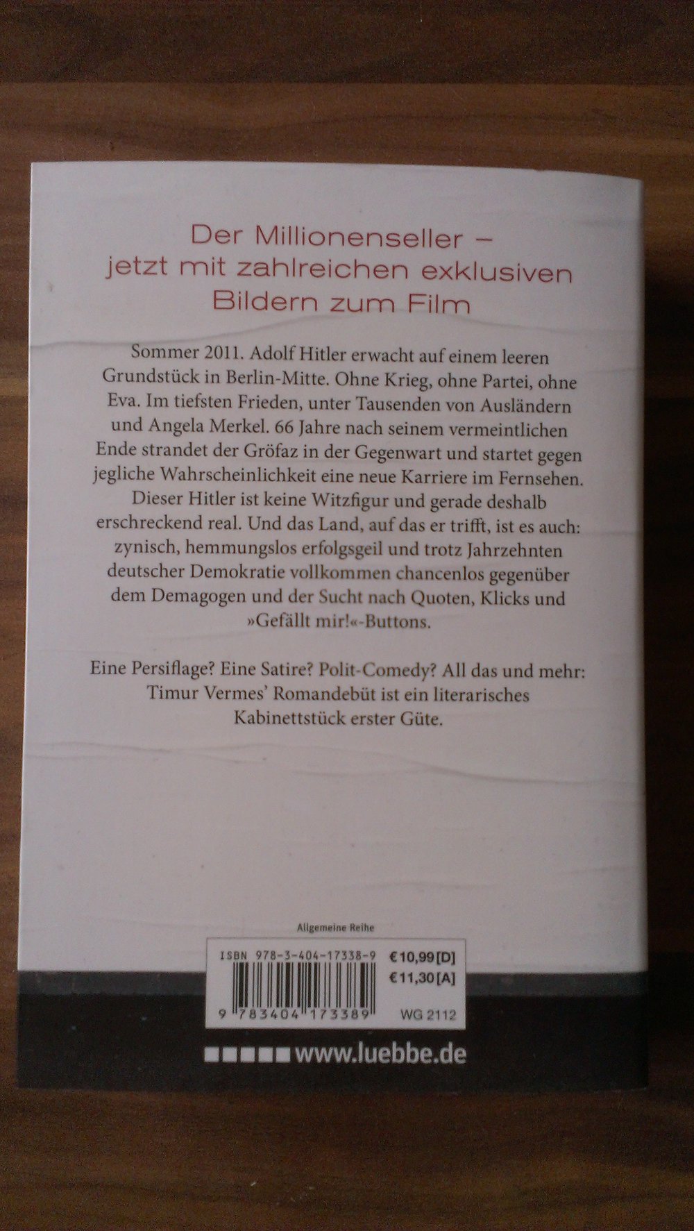 Er ist wieder da von Timur Vernes