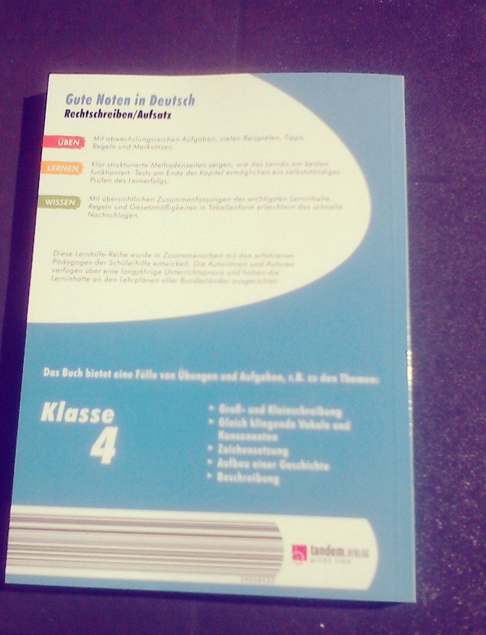 Schülerhilfe – Gute Noten in Deutsch Klasse 4