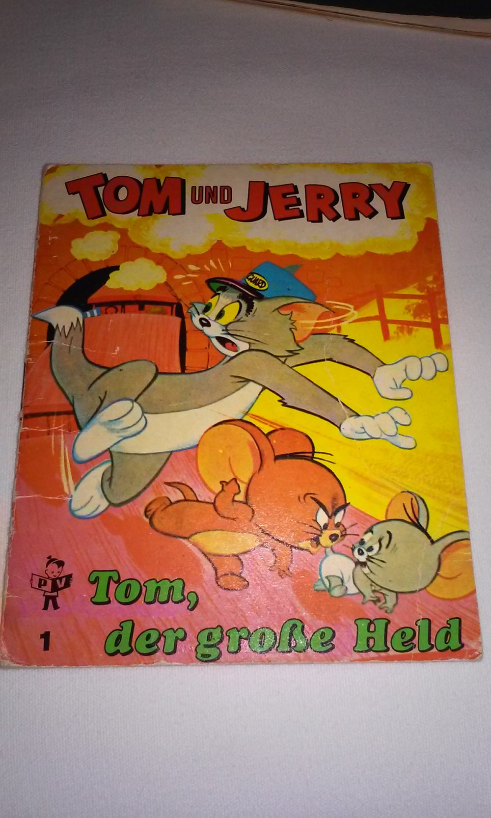 4 antike Walt Disney Hefte Nr.1 Tom/Jerry Rarität Sammlerstücke