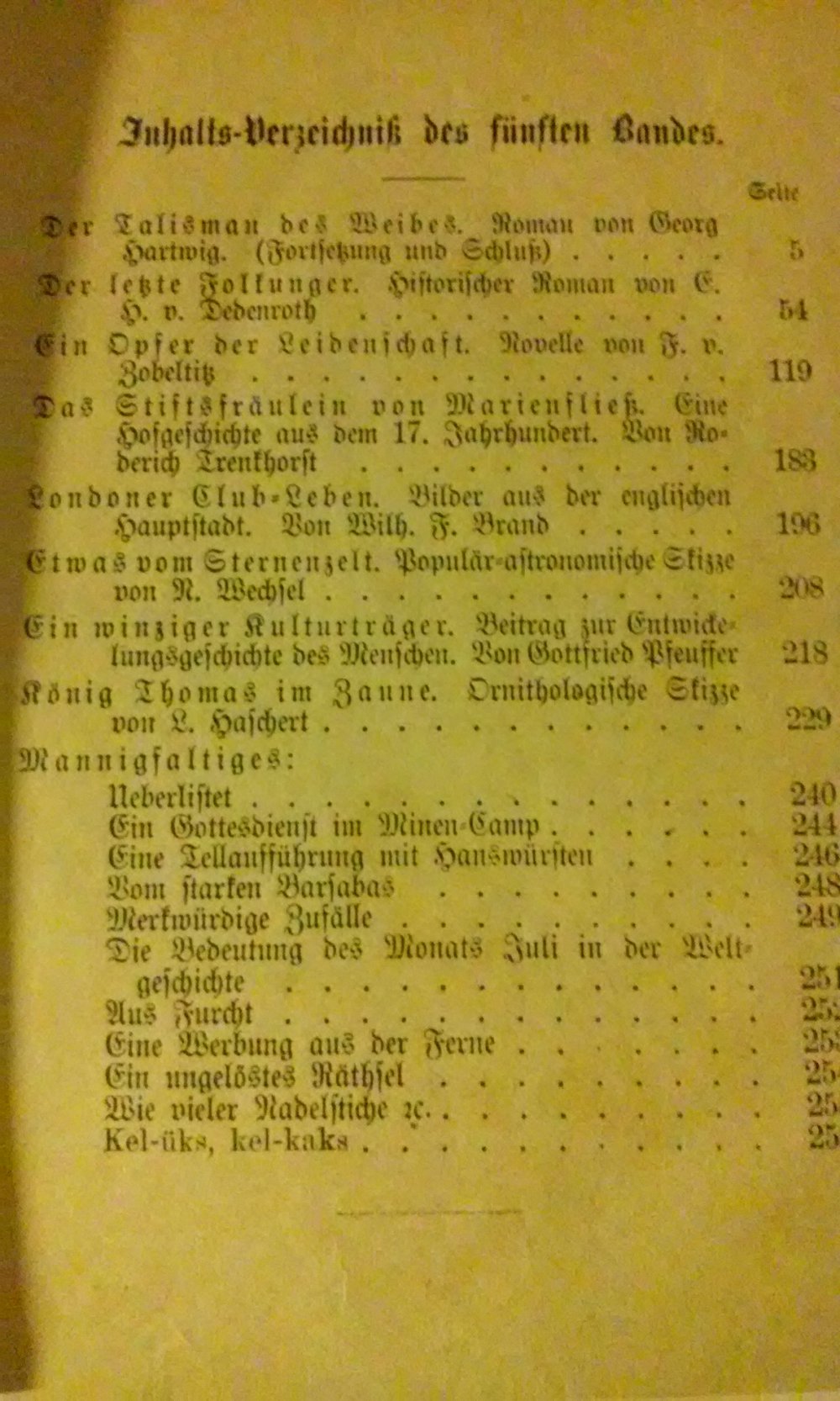 Band 5 --Rarität--antik Bibliothek der Unterhaltung und des Wissens 1886 