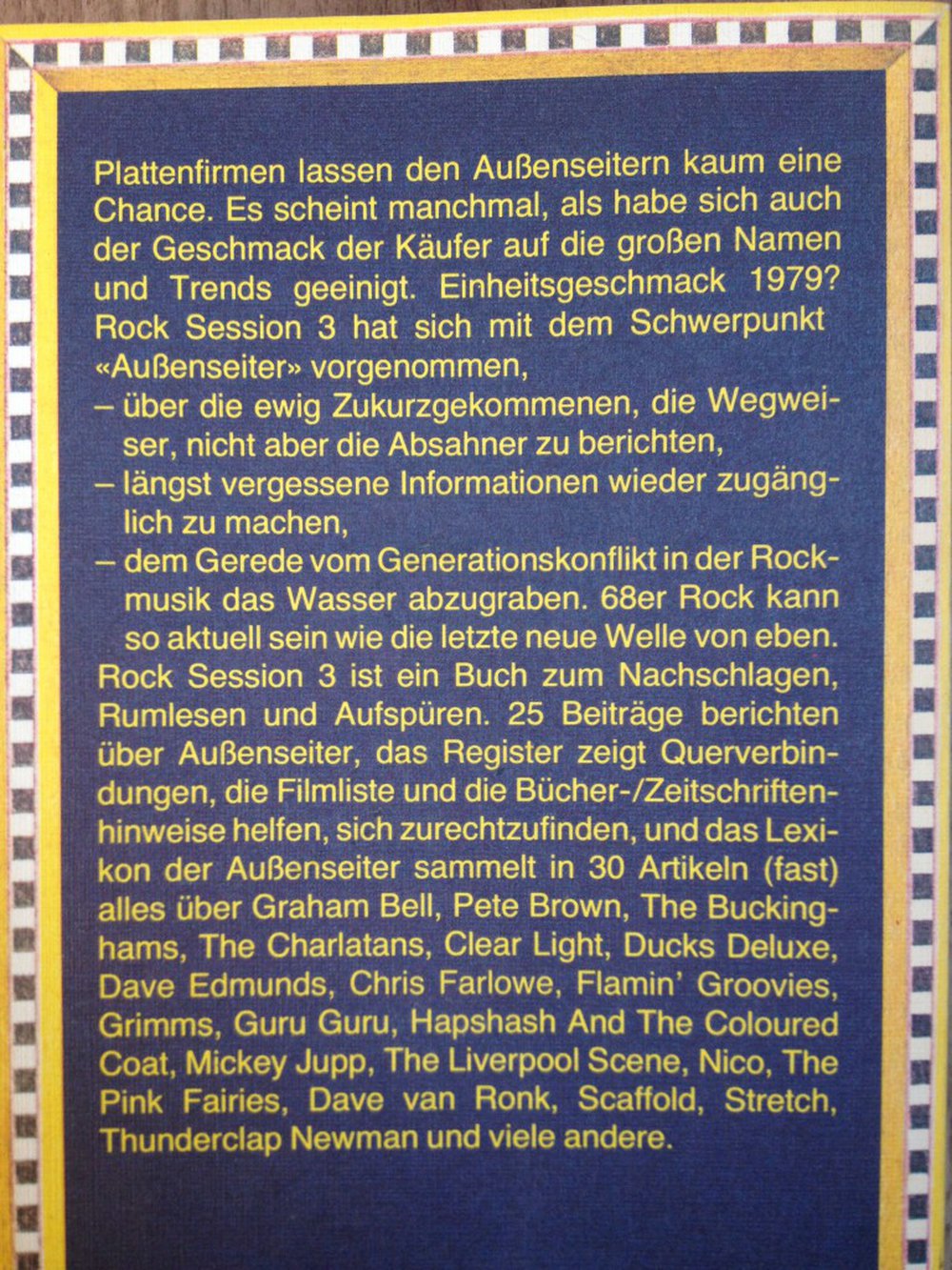 Rock Session 3 – Magazin der populären Musik