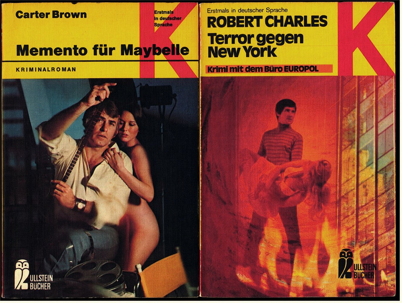2 Romane : Terror gegen New York von Robert Charles / Memento für Maybelle von Carter Brown