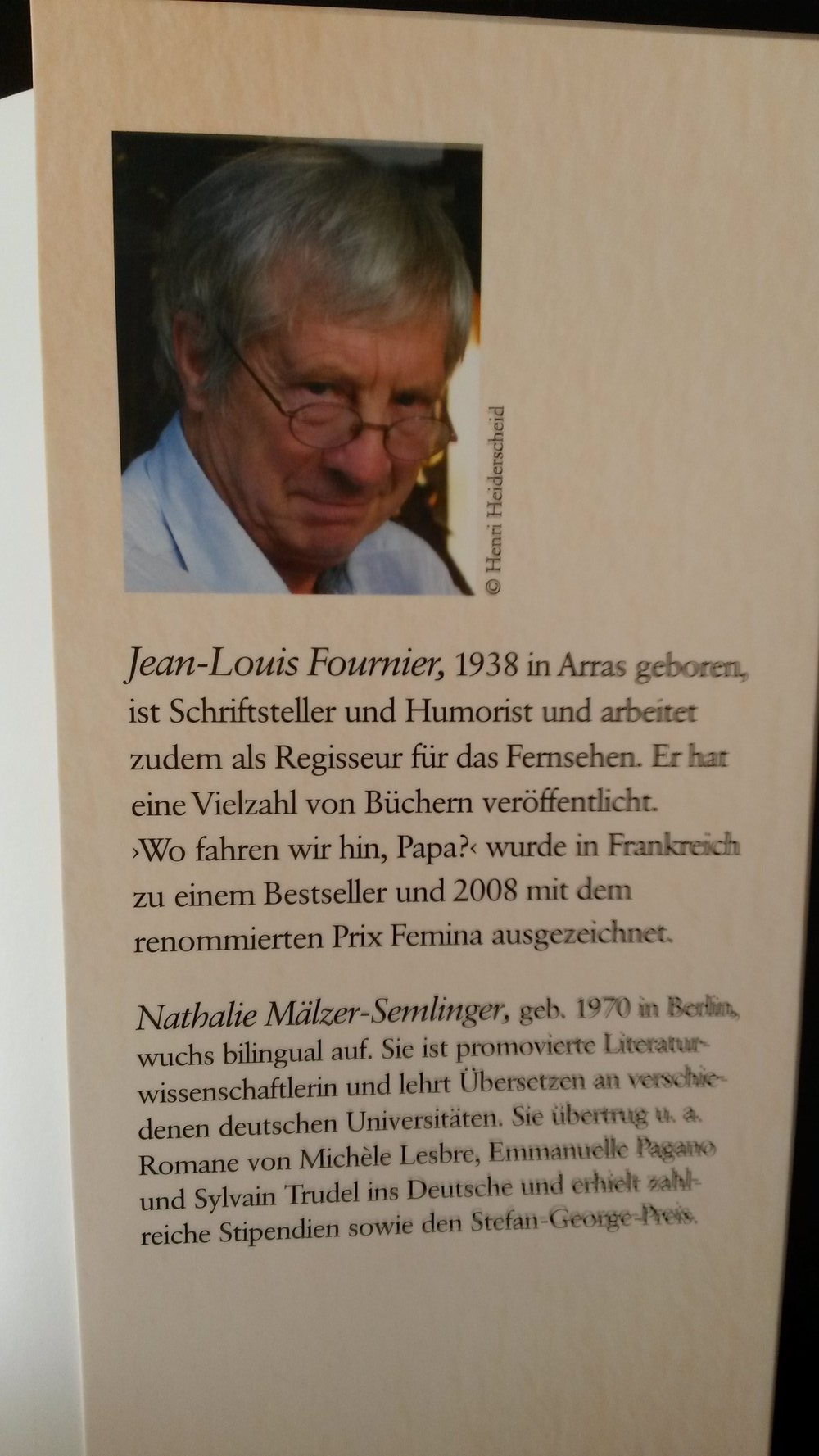 Wo fahren wir hin, Papa?