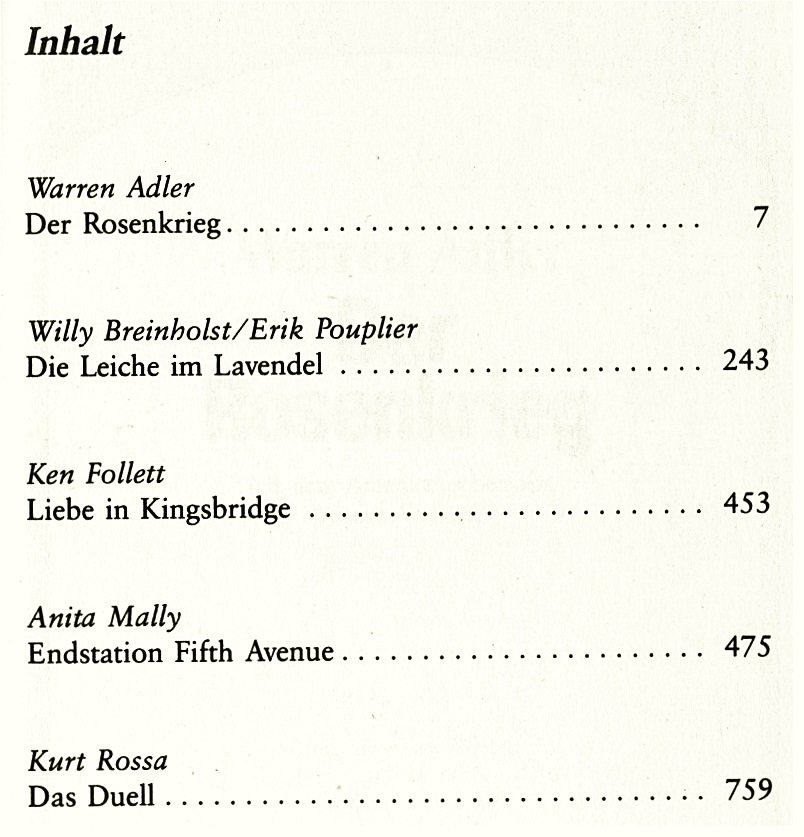 Lese-Winter - Aufregendes, Dramatisches und Amüsantes von Warren Adler, Willy Breinholst, Ken Follett 