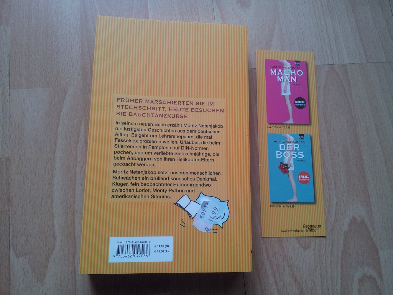 Buch - Mit Kant-Zitaten zum Orgasmus - Moritz Netenjakob