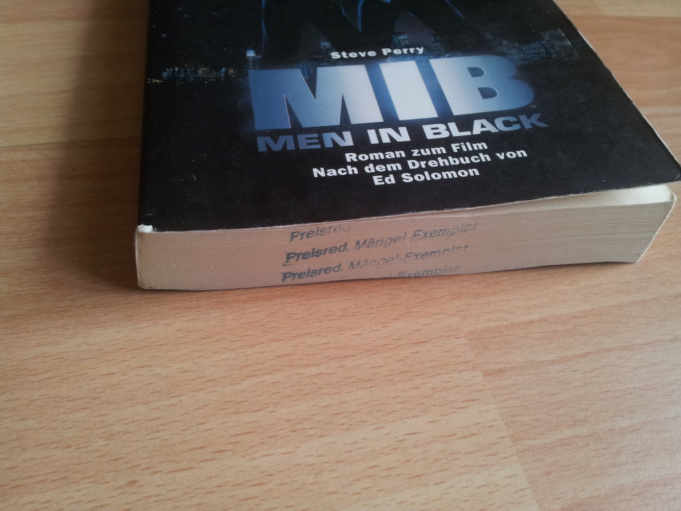 Buch zum Film - MIB - Men in Black - Steve Perry