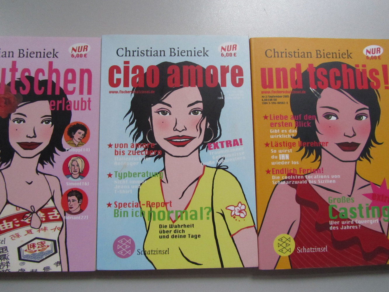 Jugendbücher für Mädels -3 Bände