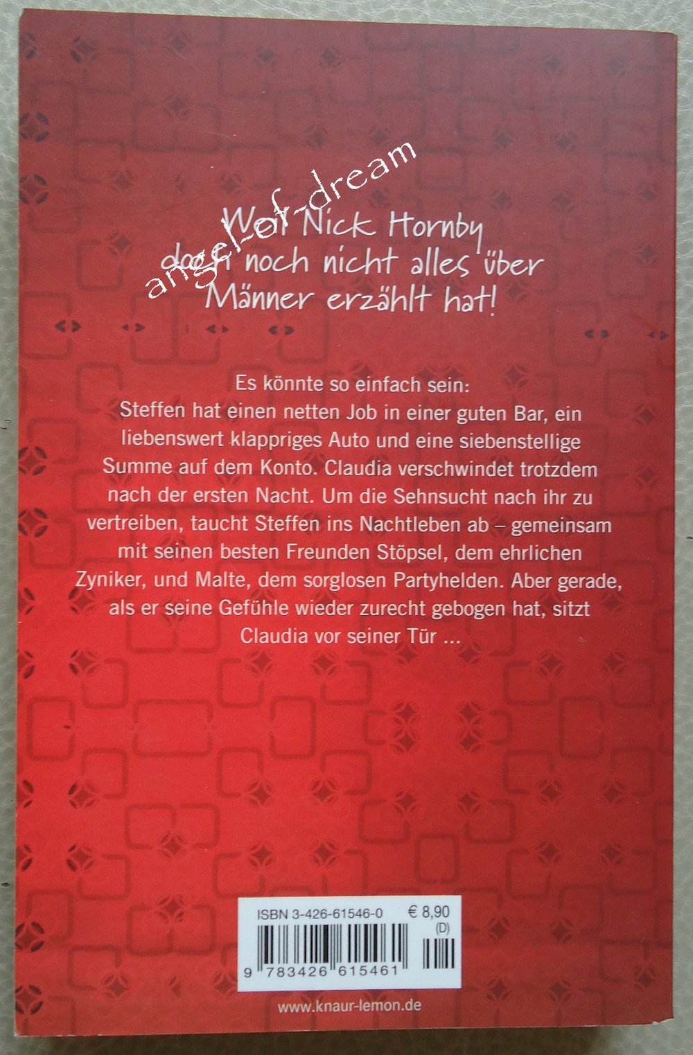 TREIBSAND Eine Liebesgeschichte Thomas Mersch Tobias Königshausen 2004 TB 