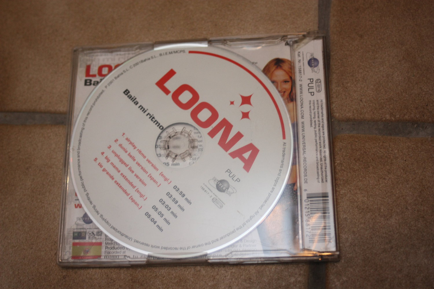 Mallorca Sängerin Loona - Baila mi ritmo  Maxi Single CD