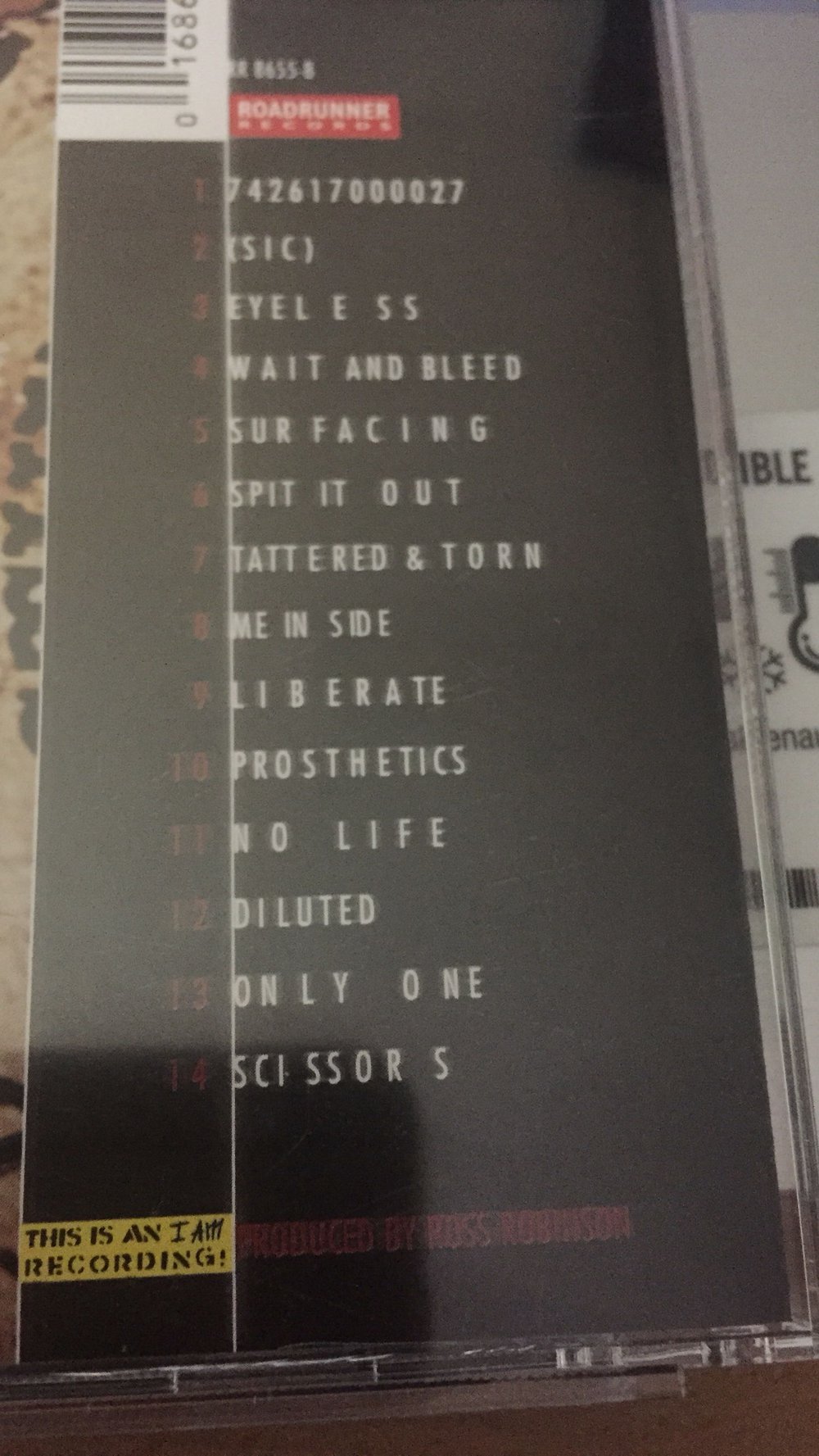 Slipknot CD Debütalbum 1999