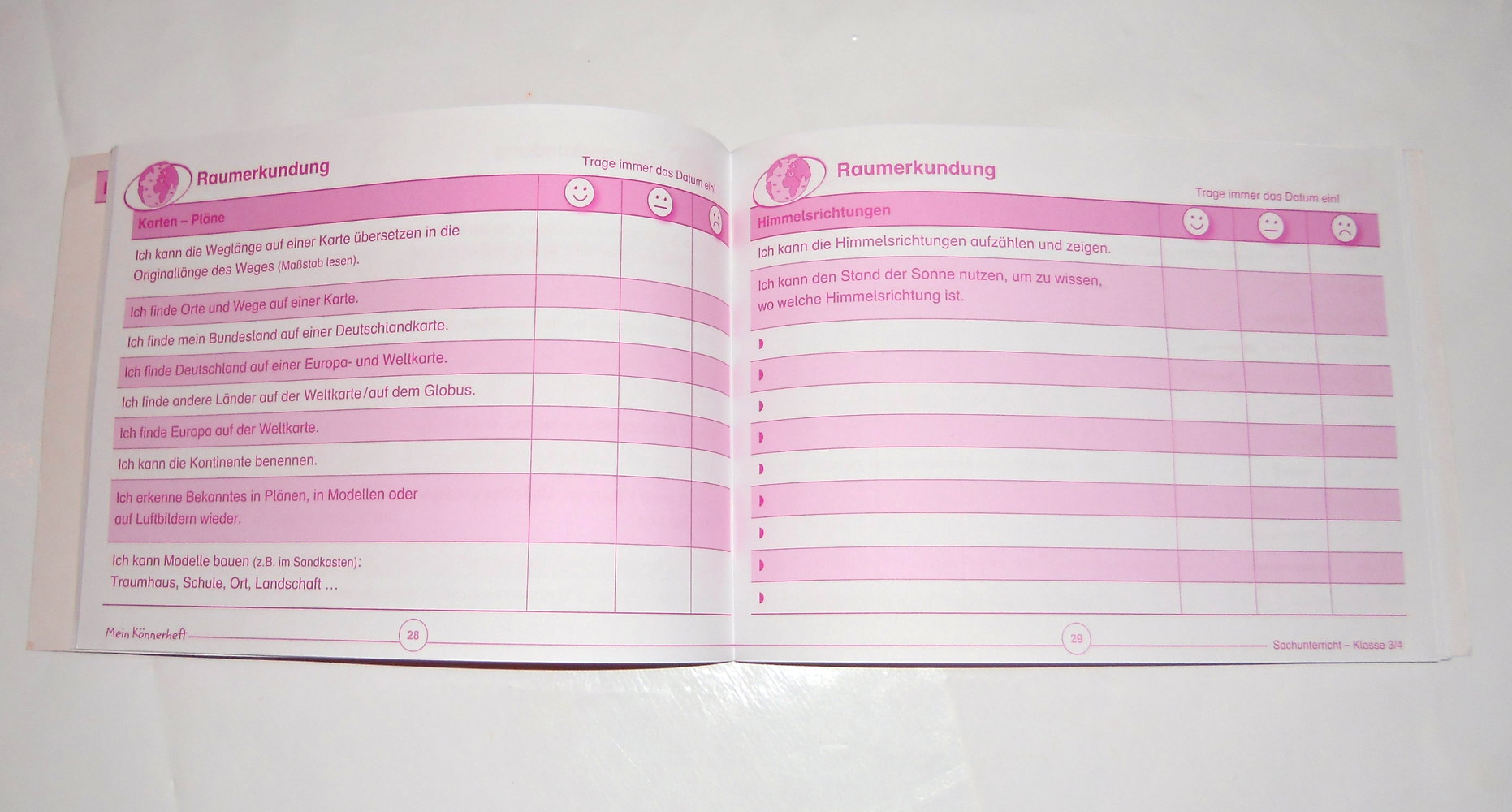 Mein Könnerheft - Sachunterricht Klasse 3/4