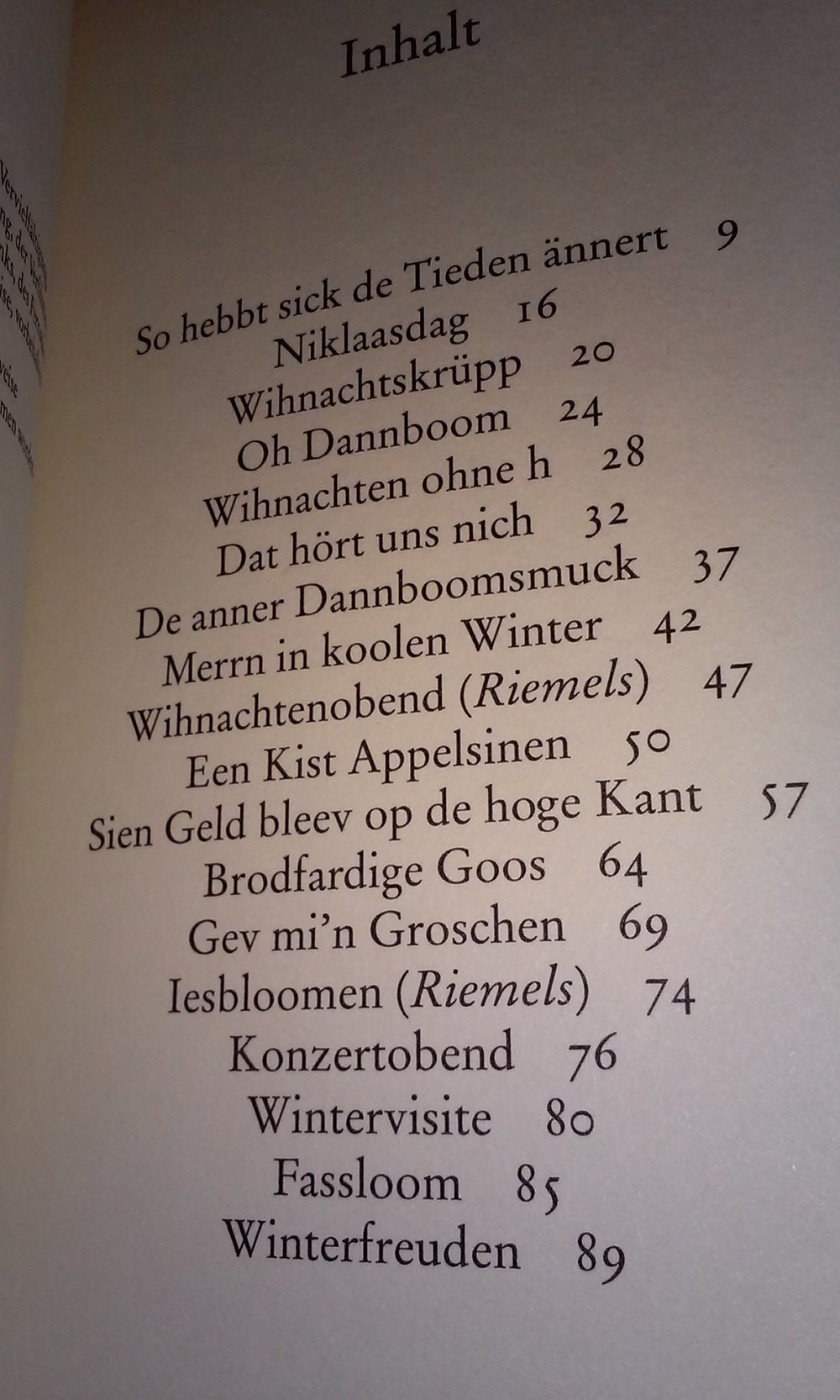 Merrn in koolen Winter  Wihnachts- und Wintergeschichten op platt  Geschenktipp