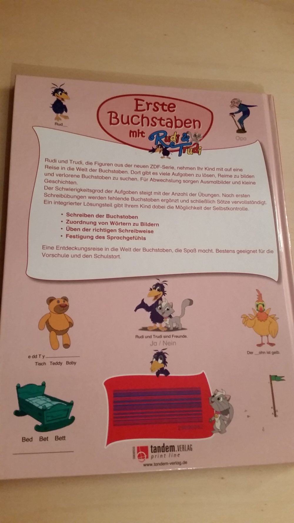 Erste Buchstaben mit Rudi und Trudi