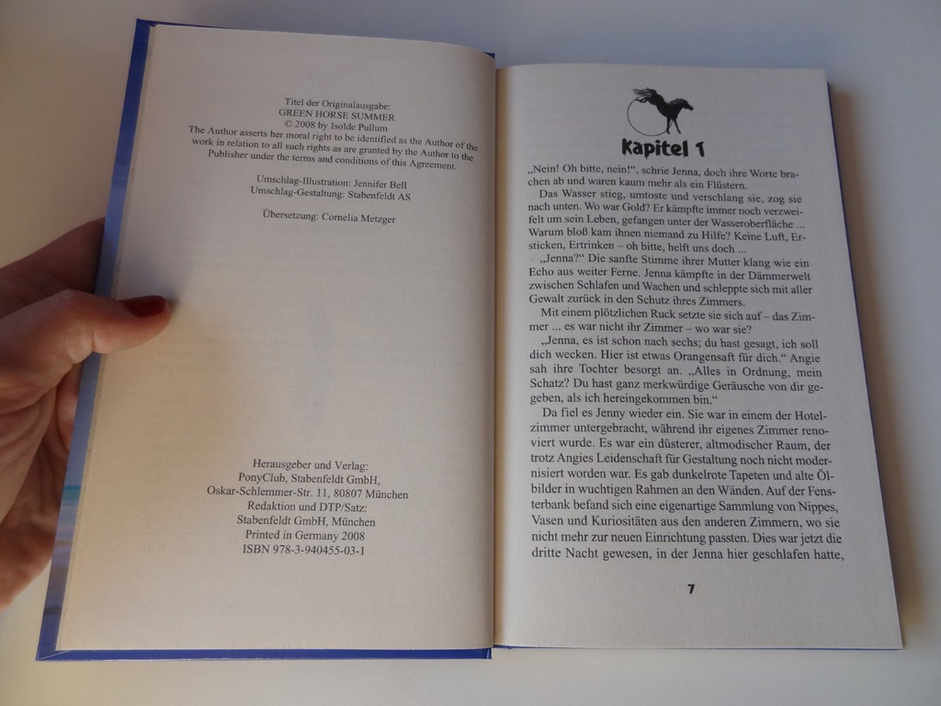 Buch: Das Pferd aus dem Meer von Isolde Pullum