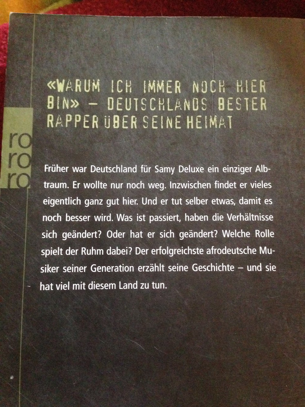 Dis wo ich herkomm. Biografie